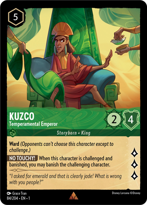 Kuzco Temperamental Emperor